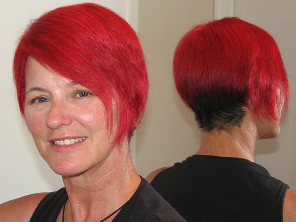 cherry red highlights