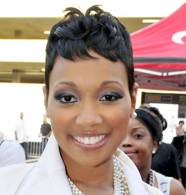 African American Short Black Wavy Hairstyle 2013