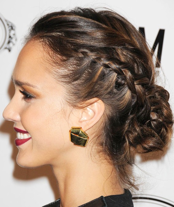 Hairstyles for Summer: Braided Bun Updos - Hairstyles Weekly