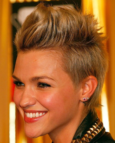 2013 short FauxHawk Hairstyle for women