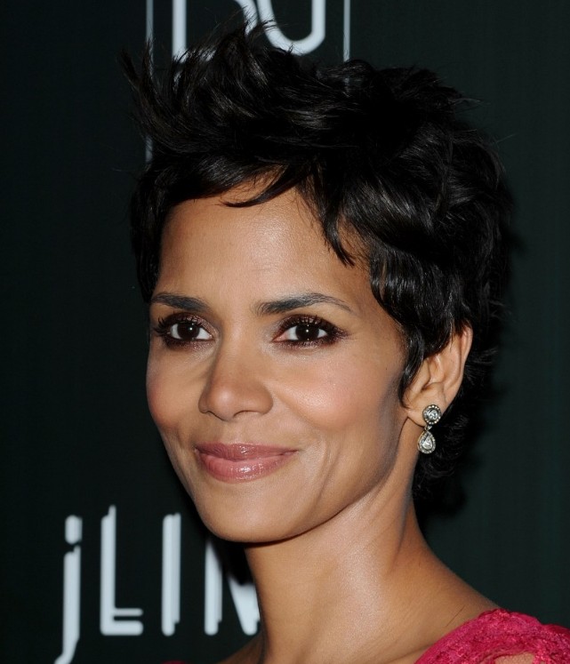 Short Black Pixie Haircut from Halle Berry