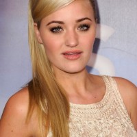 2013 Formal Long Sleek Half Up Half Down Hair Style