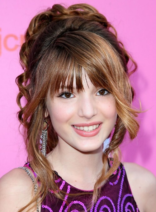 Bella Thorne Cute Messy Hairstyles for Girls