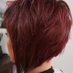 Layered Graduated Bob - Short Red Hairstyle for Women