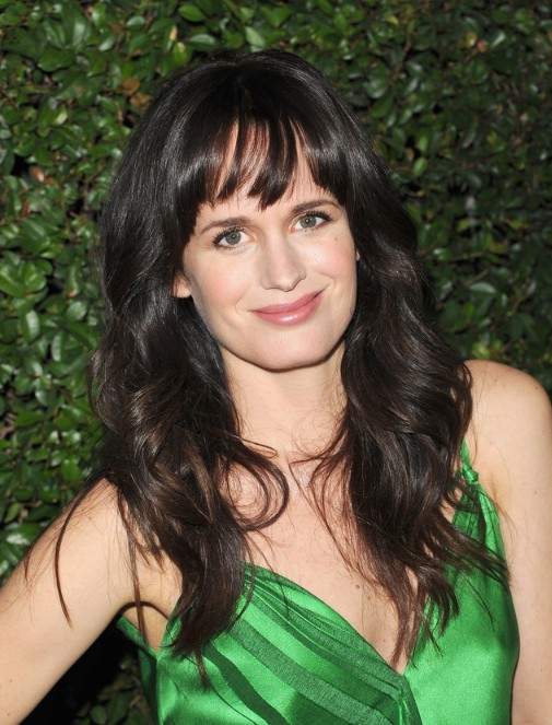 Elizabeth Reaser Long Layered Black Hairstyles With Bangs Hairstyles Weekly Elizabeth Reaser Long Layered Black Hairstyles With Bangs Hairstyles Weekly