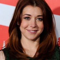 Long Rich Copper Hairstyle with Layers