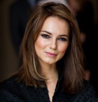 Kara Tointon Medium Hairstyles with Layers