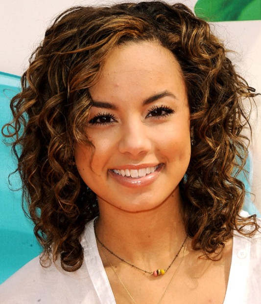 Medium Curly Hairstyles 2014