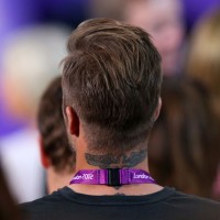 Beckham Olympics Haircut on David Beckham At London 2012 Olympic Games   Hairstyles Weekly