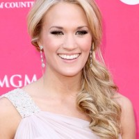 Red Carpet Side Ponytail for Homecoming