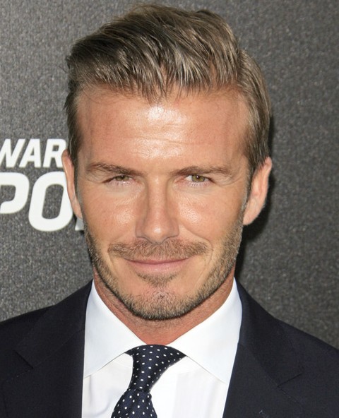 David Beckham Hairstyles Formal Short Straight Haircut For Men