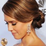 Jessica Alba Bobby Pinned Updo for 2013