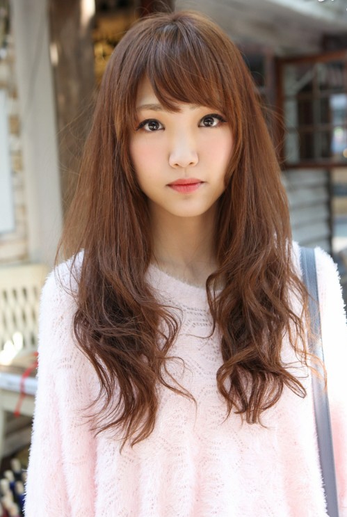 Asian Hairstyle With Bangs 112