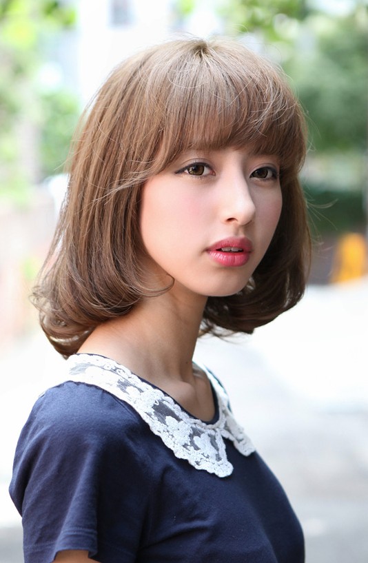 Download this Cute Japanese Bob Hairstyle For Girls picture