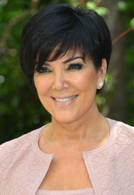 Picture of Kris Jenner Short Haircut with Bangs /Getty Images ...