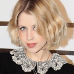 Peaches Geldof Platinum Bob Hairstyle for Short Hair
