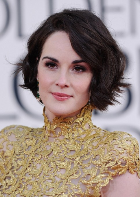 Michelle Dockery Short Wavy Bob Hairstyles 2013 Top 10 Women Hairstyles for 2013