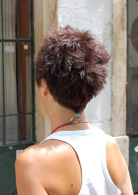 Short Pixie Haircut for Summer – Back View of Short Pixie Cut