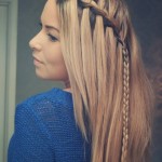 Braided Choppy Waterfall Hairstyle - Best Hairstyles for Girls