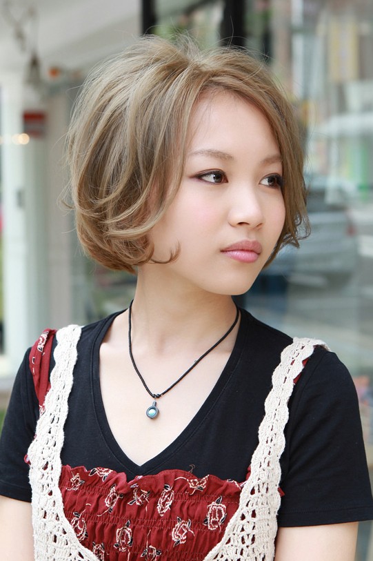 Japanese Curly Bob Hairstyles 2013