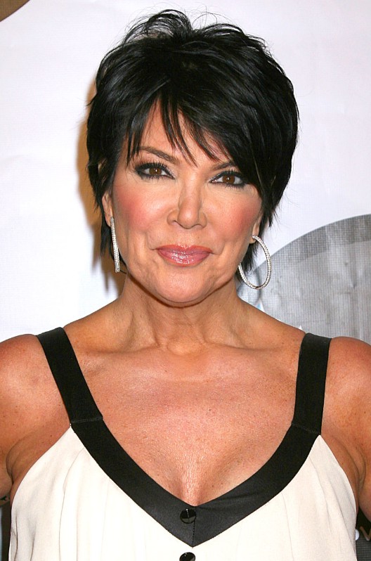 Picture of Kris Jenner haircut: Chic short black pixie cut for women ...