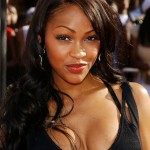Meagan Good long wavy hairstyle for black women