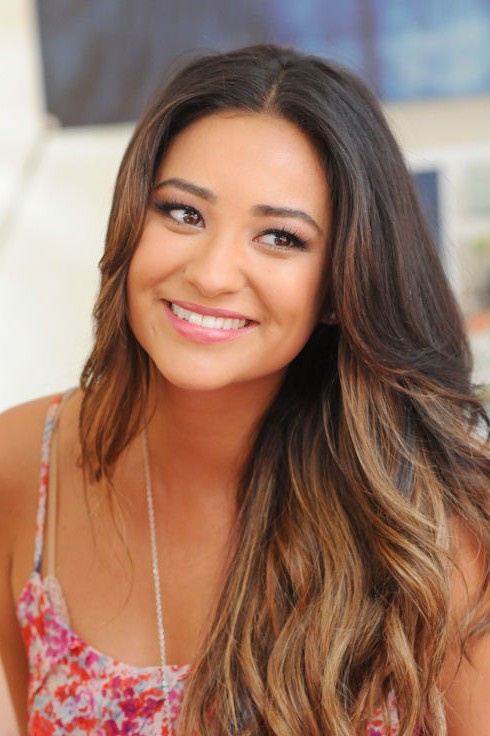 Long Ombre Hair Style without Bangs - Shay Mitchell Hairstyles ...