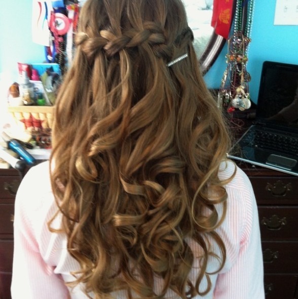 Waterfall Braid for Prom Night - Hairstyles Weekly