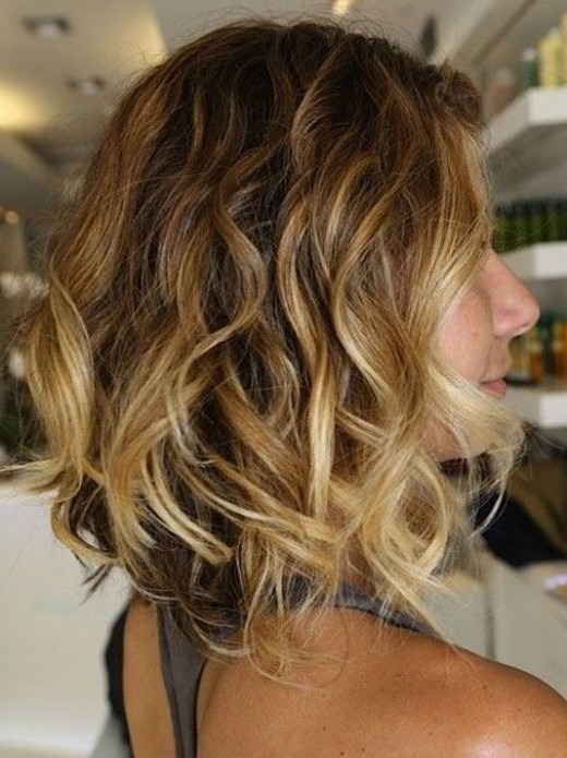 Layered Messy Ombre Hair With Waves Hairstyles Weekly