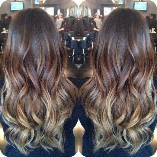 Picture of Sexy Ombre Hair Style for Women 2015 :