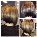 Short Angled Bob Hairstyle for Women