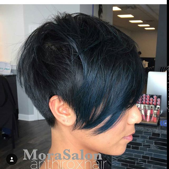 asymmetrical short hair pixie haircuts