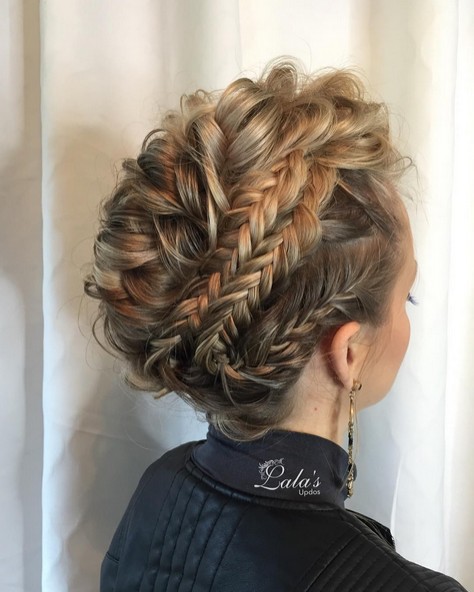 Amazing Prom Hairstyle for Medium, Long Hair - Braid Updos