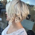 Textured Choppy Blonde Bob - Stacked Short Haircuts