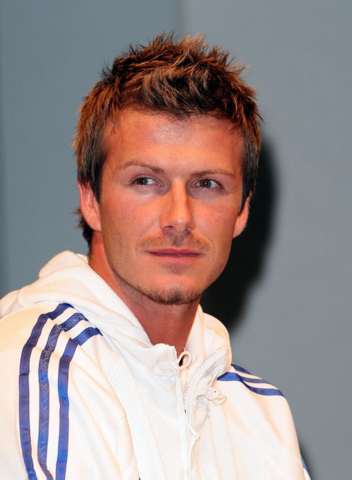 david beckham hairstyles faux hawk