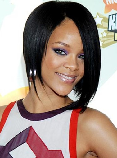 Rihanna long bob hairstyle