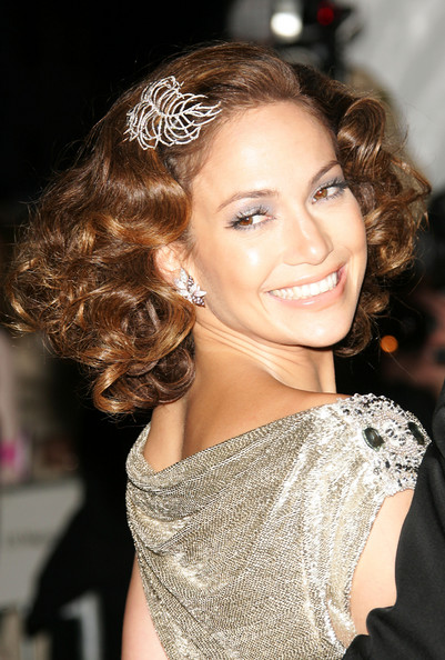 Jennifer Lopez wedding updo hairstyle