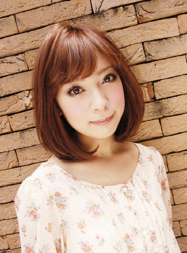 japanese medium hairstyles with bangs