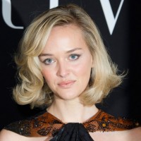 Curly Blonde Bob Hairstyle