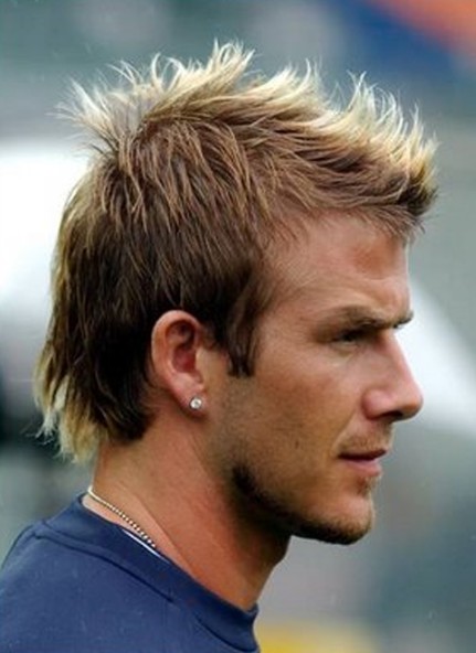 David Beckham Fauxhawk Haircut