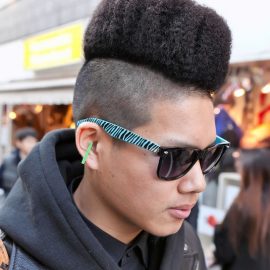High Top Fade Hairstyle for Guys
