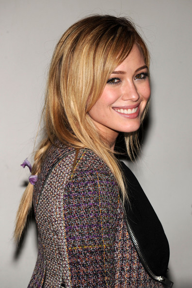 Hilary Duff Braided Hairstyle