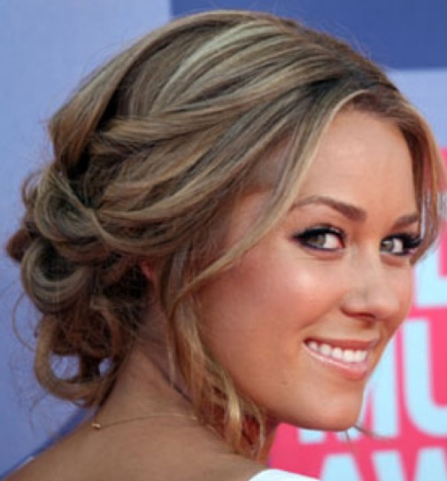 Lauren Conrad Braided Bun Hairstyles Weekly