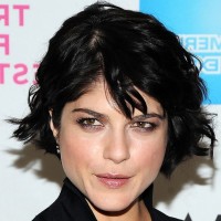 Messy Black Curly Hairstyle 2013