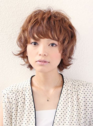 Short Curly Hairstyles Asian