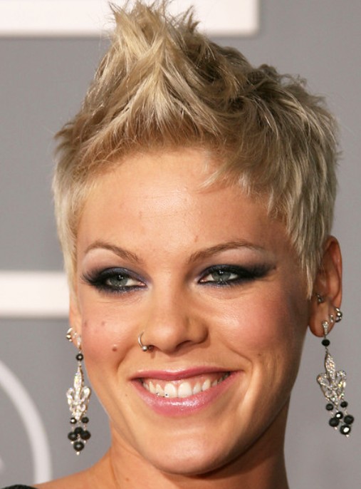 Short Faux Hawk Hairstyle For Female 