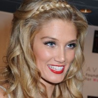 Braid Headband for Long Wavy Curly Hairstyles