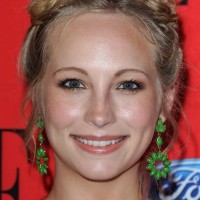 Candice Accola Cute Heidi Braided Updo 2013