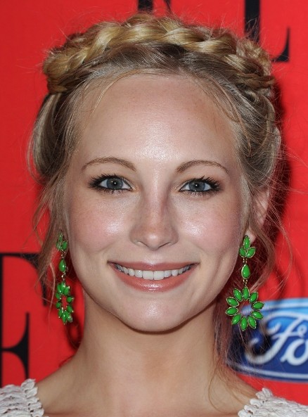 Candice Accola Cute Heidi Braided Updo - Hairstyles Weekly