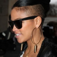 Cassie Top Knot Hairstyle - Celebrity Stylish Knot Hairstyle